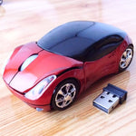 Free Shipping pc laptop computer accessories wireless mouse fashion super car shaped mouse 2.4Ghz optical mouse