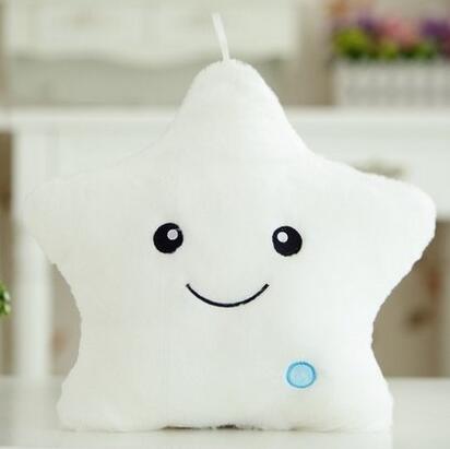 Luminous pillow Christmas Toys, Led Light Pillow,plush Pillow, Hot Colorful Stars,kids Toys, Birthday Gift YYT214