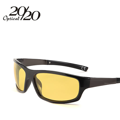 Driving Glasses - Full Kit - One For Day (Black) & One For Night (Yellow)