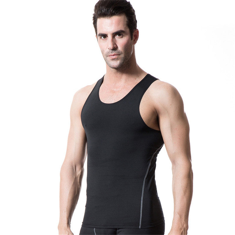 Men Pro Quick Dry Workout Gymming Tank Top Tee Sporting Runs Yogaing Compress Fitness Exercise T-shirts Clothing T Shirt 1001