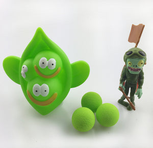 2017 PVZ Plants vs Zombies Peashooter PVC Action Figure Model Toy Gifts Toys For Children High Quality Brinquedos, In OPP Bag