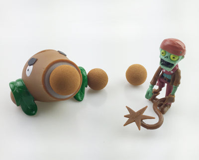 2017 PVZ Plants vs Zombies Peashooter PVC Action Figure Model Toy Gifts Toys For Children High Quality Brinquedos, In OPP Bag