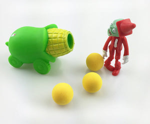 2017 PVZ Plants vs Zombies Peashooter PVC Action Figure Model Toy Gifts Toys For Children High Quality Brinquedos, In OPP Bag