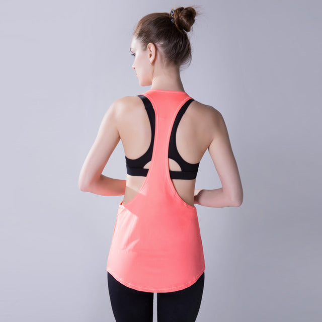 Vertvie 2017 Yoga Crop Top Women Sleeveless Backless Running Sports T Shirts Quick Dry Jogging Gym Fitness Tank Top Sportwear