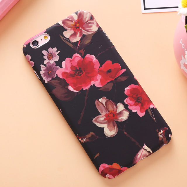 Jake.Secer For Apple iphone 6 Case S Cover Phone Protective Pretty Flower for Girls Cases for iPhone 6 s 6s 7 Plus Accessories