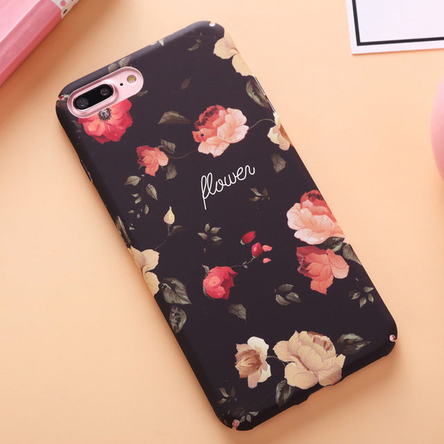 Jake.Secer For Apple iphone 6 Case S Cover Phone Protective Pretty Flower for Girls Cases for iPhone 6 s 6s 7 Plus Accessories