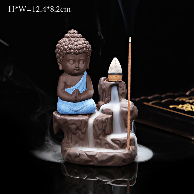 Buddha Cone Smoke Backflow Incense Burner