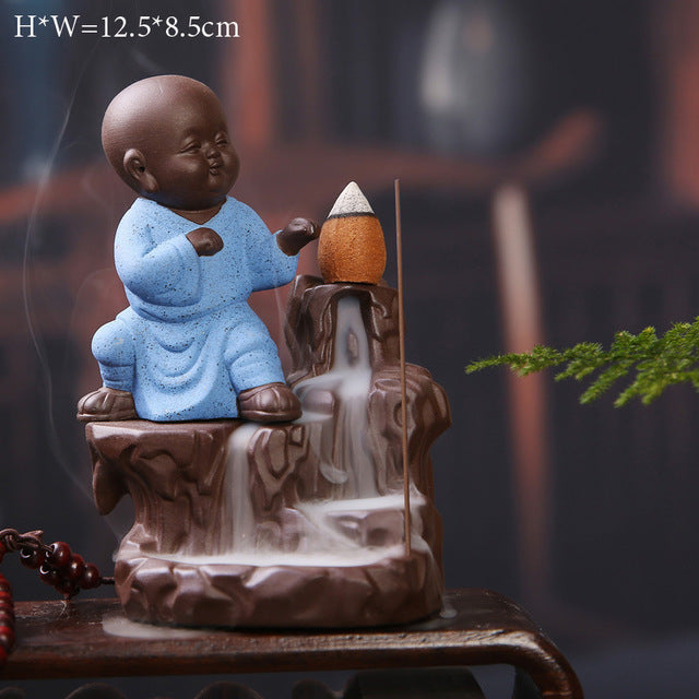 Buddha Cone Smoke Backflow Incense Burner