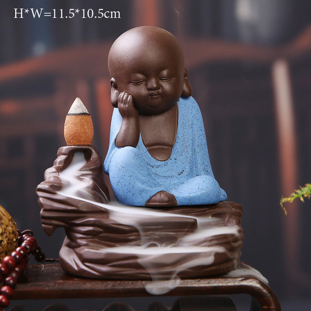 Buddha Cone Smoke Backflow Incense Burner