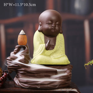 Buddha Cone Smoke Backflow Incense Burner