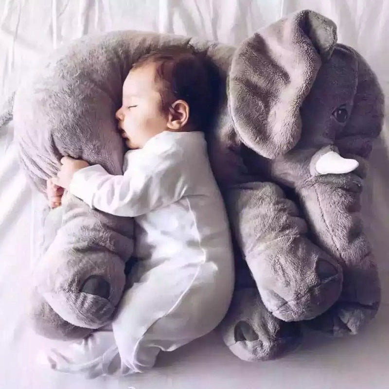 Cartoon 65cm Large Plush Elephant Toy Kids Sleeping Back Cushion stuffed Pillow Elephant Doll Baby Doll Birthday Gift for Kids