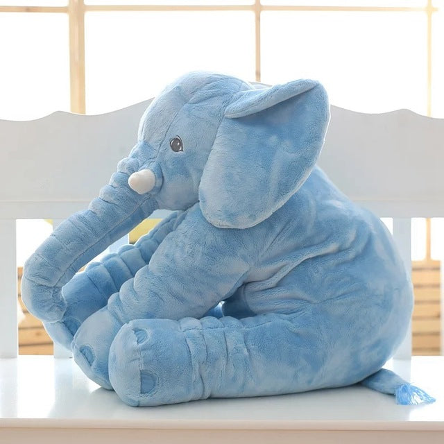 Cartoon 65cm Large Plush Elephant Toy Kids Sleeping Back Cushion stuffed Pillow Elephant Doll Baby Doll Birthday Gift for Kids