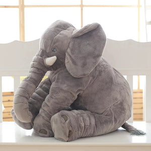 Cartoon 65cm Large Plush Elephant Toy Kids Sleeping Back Cushion stuffed Pillow Elephant Doll Baby Doll Birthday Gift for Kids