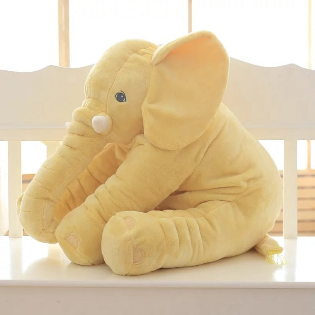 Cartoon 65cm Large Plush Elephant Toy Kids Sleeping Back Cushion stuffed Pillow Elephant Doll Baby Doll Birthday Gift for Kids