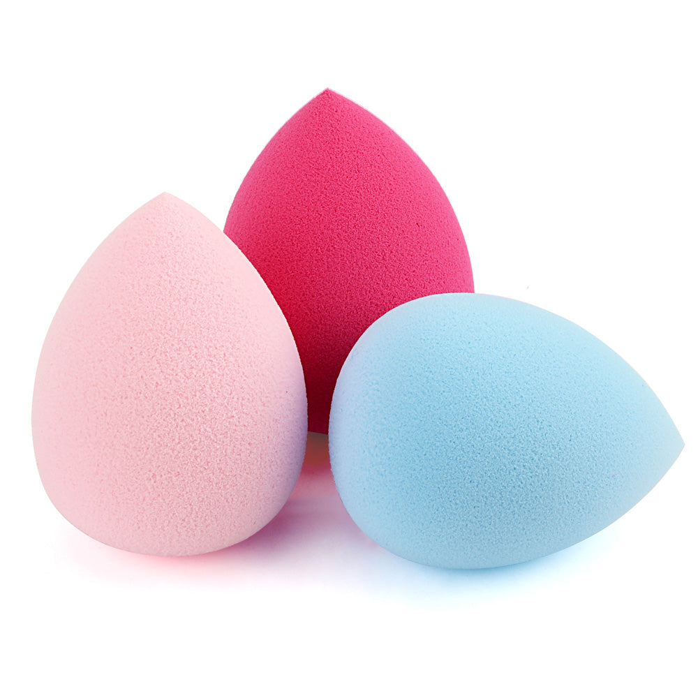 3pcs/lots Smooth Makeup Sponge Puff Blending Foundation Flawless Smooth Powder Beauty Cosmetic Puff Facial Blender Make Up Tools