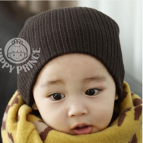 DreamShining Baby Hat Kids Newborn Knitted Cap Crochet Solid Children Beanies Boys Girls Hats Headwear Toddler Caps Accessories