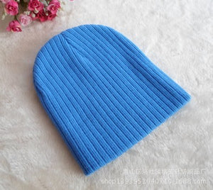 DreamShining Baby Hat Kids Newborn Knitted Cap Crochet Solid Children Beanies Boys Girls Hats Headwear Toddler Caps Accessories