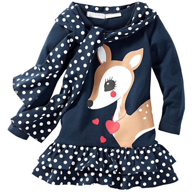 Jumpingbaby 2017 Kids Clothes Children Girls Camiseta Santa T-shirts Baby Kitty Clothes Toddler Girl T-shirt Roupas Christmas