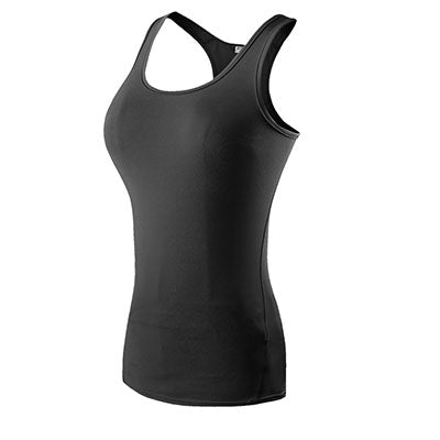 Yuerlian Sexy Fitness Tight Sport Yoga Shirt Dry Fit Sleeveless Sportswear Blouses Running Vest Workout Crop Top Female T-shirt