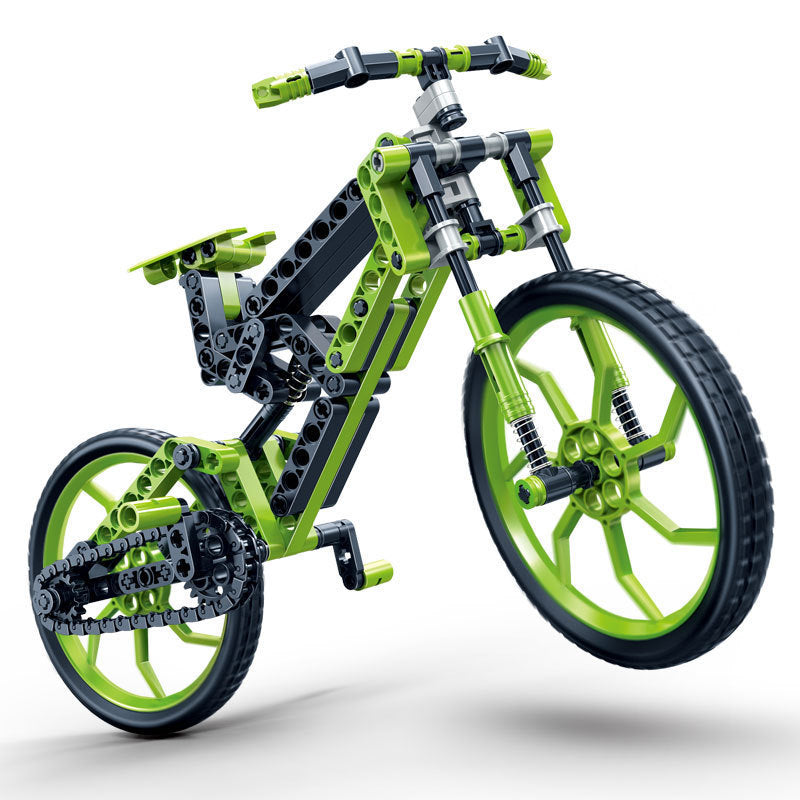 Model building kits compatible with lego city bicycle mtb bike 165Pcs 3D blocks Educational model building toys