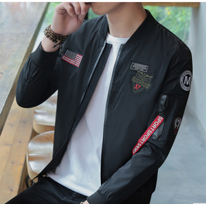 new 2017 during the spring and autumn fashion leisure jacket printing embroidery jacket