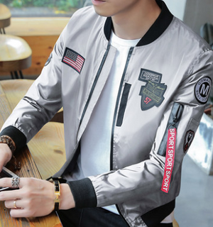 new 2017 during the spring and autumn fashion leisure jacket printing embroidery jacket