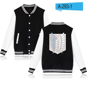 BTS Attack On Titans Baseball Jacket Hoodies And Sweatshirt For Couples Funny Anime Capless Hoodies Men Cartoon Jacket Clothes