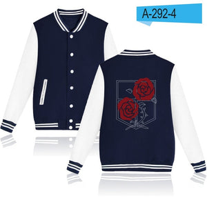 BTS Attack On Titans Baseball Jacket Hoodies And Sweatshirt For Couples Funny Anime Capless Hoodies Men Cartoon Jacket Clothes