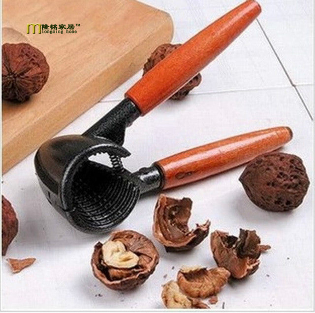 1PC Creative Nutcracker Walnut Peeling Clamps Fine Clamps Metal Bottle Opener Nuts Tool Hot Sales Kitchen Cooking Tools LB 263