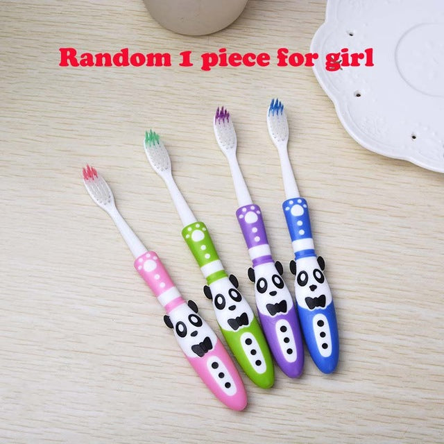 2Pcs Children Cute Cartoon Ironman Toothbrush Teeth Protective Toothbrushes Baby Dental Care Deciduous ToothBrush