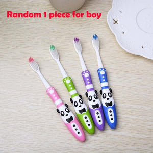 2Pcs Children Cute Cartoon Ironman Toothbrush Teeth Protective Toothbrushes Baby Dental Care Deciduous ToothBrush