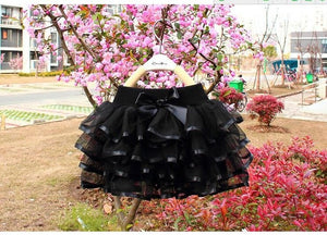 Girls tutu skirts baby ballerina skirt childrens chiffon fluffy pettiskirts kids Hallowmas casual candy color skirt