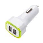 2.1A LED USB Dual 2 Port Adapter Socket Car Charger For Iphone/Samsung/HTC Car Electronics Accessories